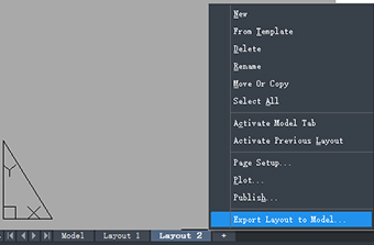 ZWCAD Layout Export